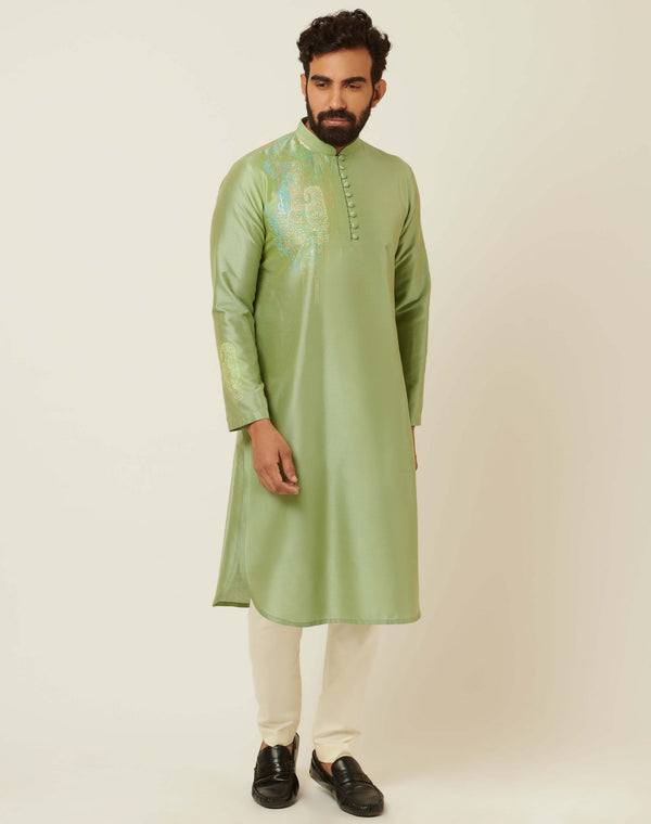 Paisley Sage Green Kurta