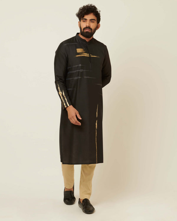 Edge Deep Navy Blue Kurta