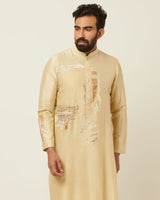 Maze Sand Beige Kurta