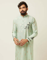 Cluster Mint Green Kurta