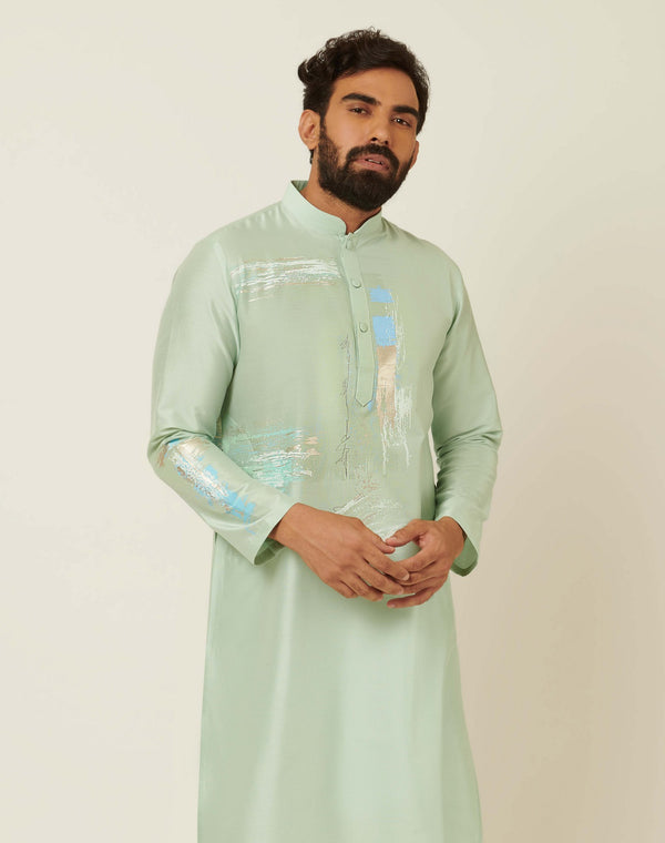 Maze Mint Green Kurta