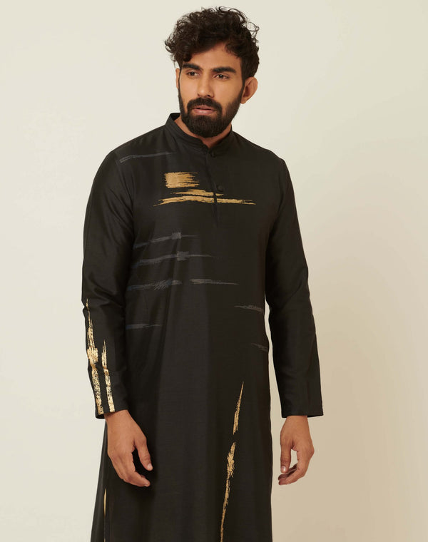 Edge Deep Navy Blue Kurta