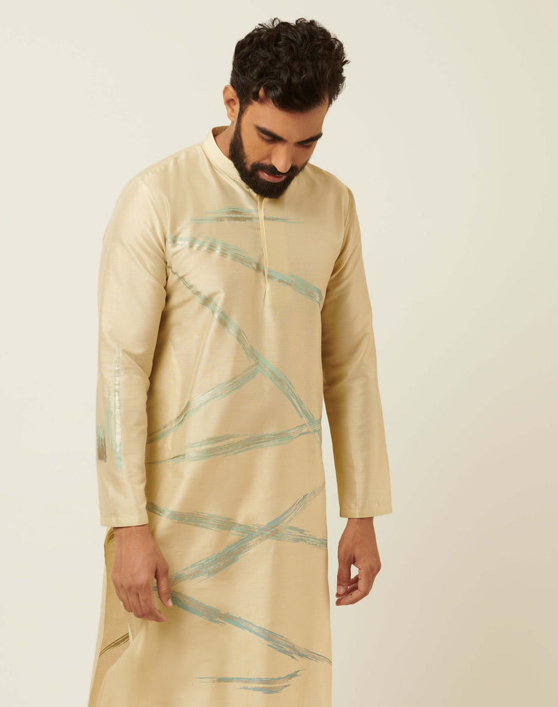 Matrix Sand Beige Kurta