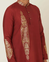 Rex Maroon Kurta