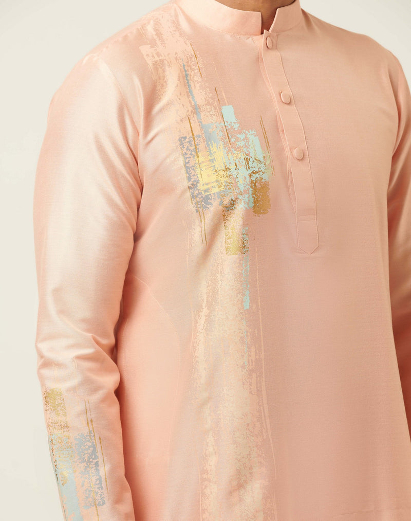 Neptune Antique Peach Kurta