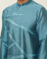 Matrix Lake Blue Kurta