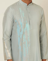 Patina Tint Misty Blue Kurta