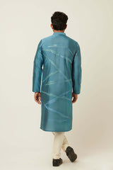 Matrix Lake Blue Kurta