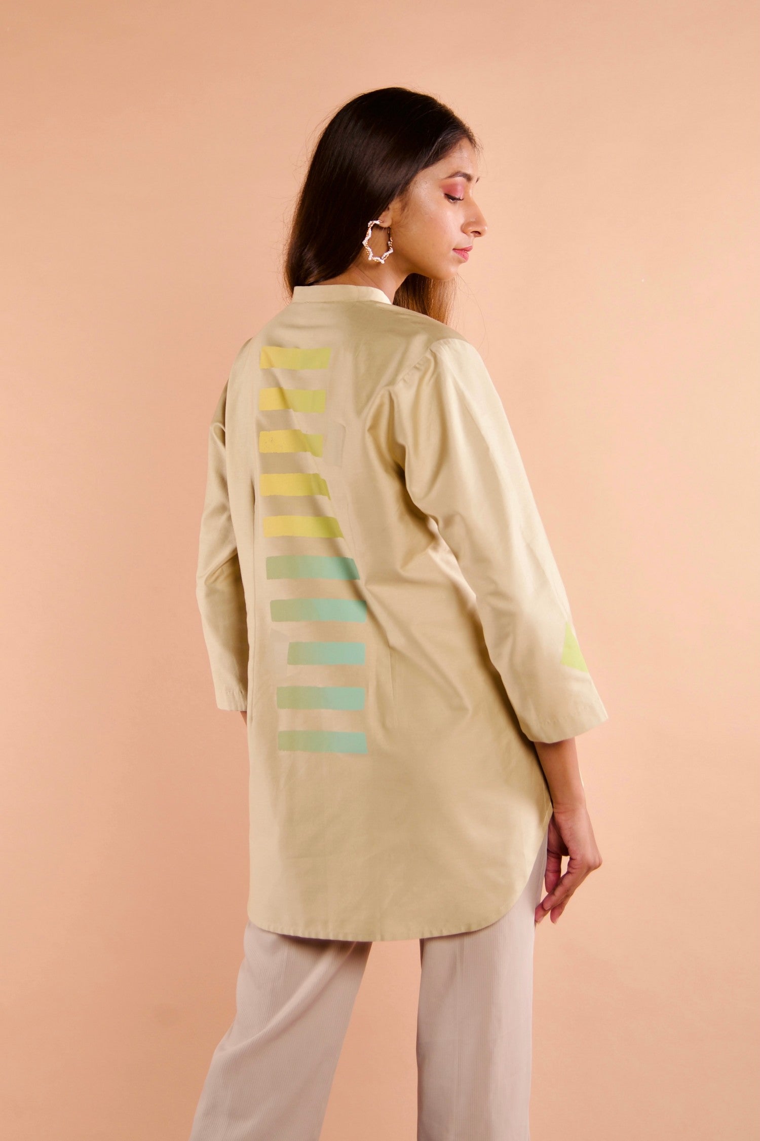 Stripe Beige Top