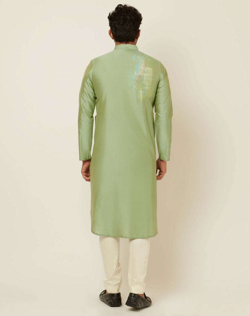 Paisley Sage Green Kurta