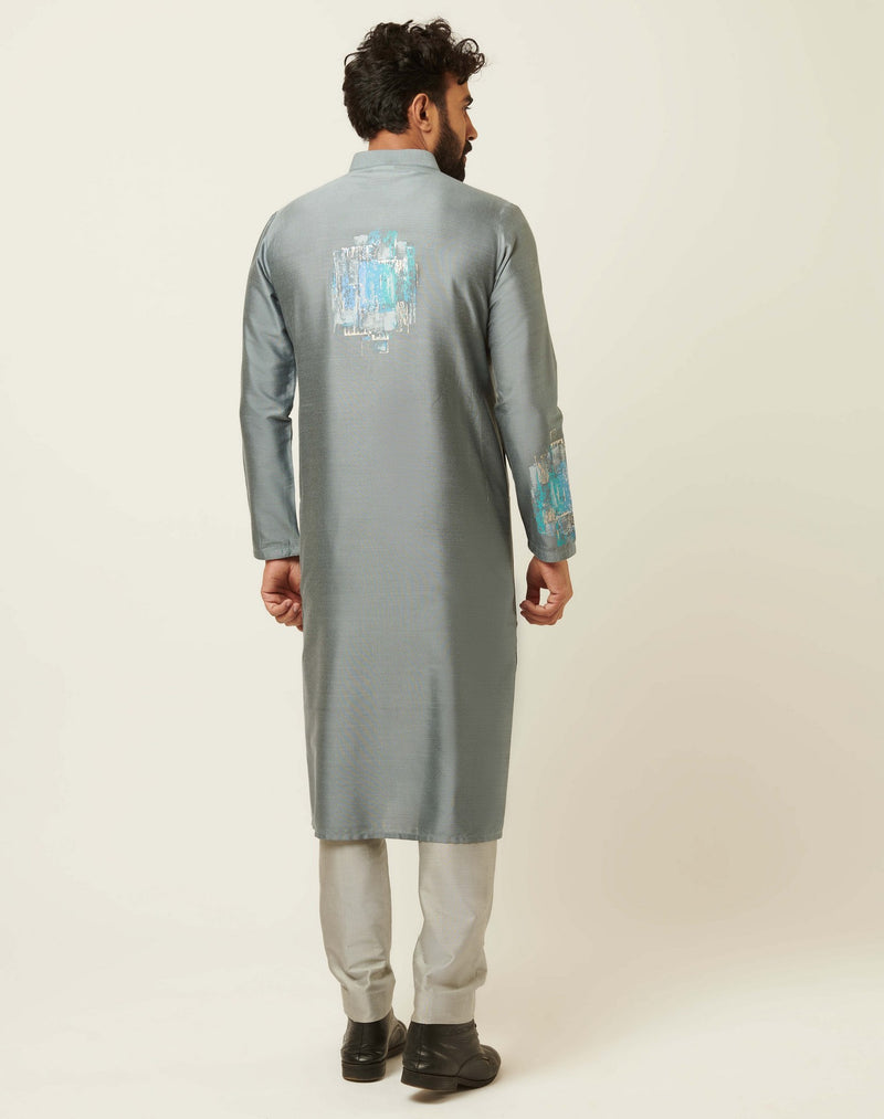 Tune Ash Blue Kurta