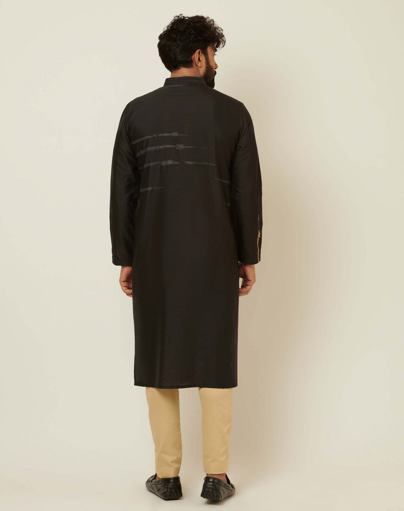 Edge Deep Navy Blue Kurta